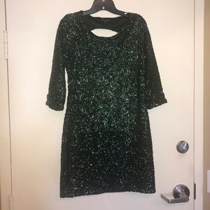 Green Sequin Dress